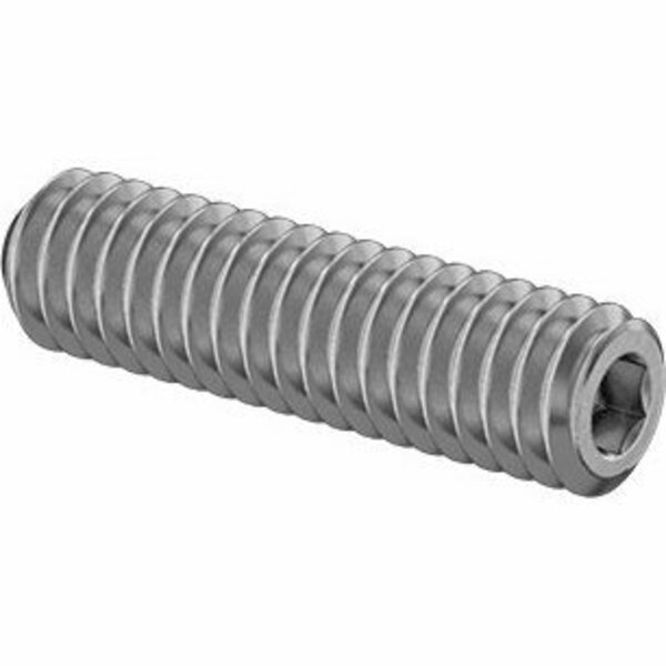 Bsc Preferred 18-8 Stainless Steel Cup-Point Set Screw 8-32 Thread 5/8 Long, 100PK 92311A196